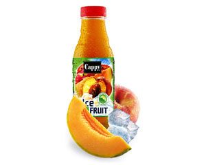 Dzriens Cappy Ice Fruit, bolu-persiku-melou, 0.5 L.